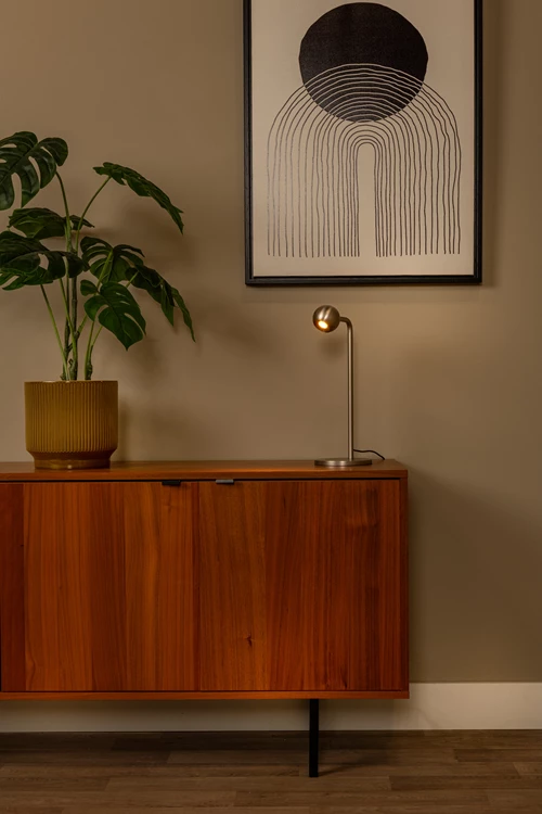 Lucide MONTANA - Table lamp - LED Dim. - 1x5W 2700K - Grey iron | Premium - atmosphere 1